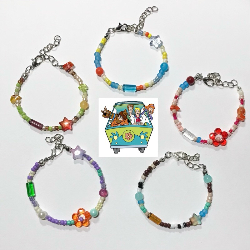 beads jewelry Scooby - Doo สกูบี้ - ดู กำไลข้อมือ กำไลลูกปัด | handmade