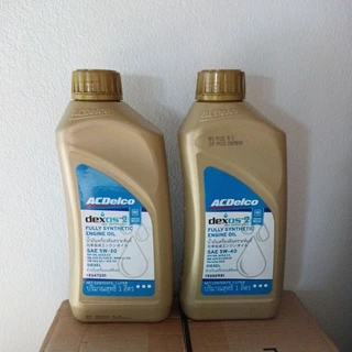 น้ำมันเครื่องดีเซลAcdelco5w-30,40สังเคราะห์แท้เด๊กซอส1,2 ขวดลิตร