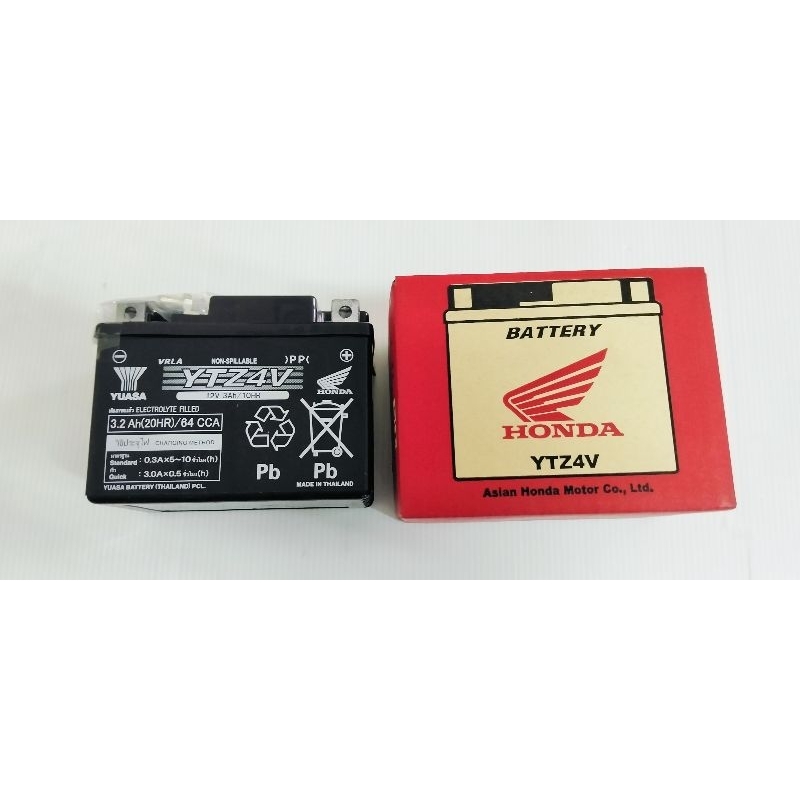 แบตเตอรี่YTZ4Vฮอนด้าแท้