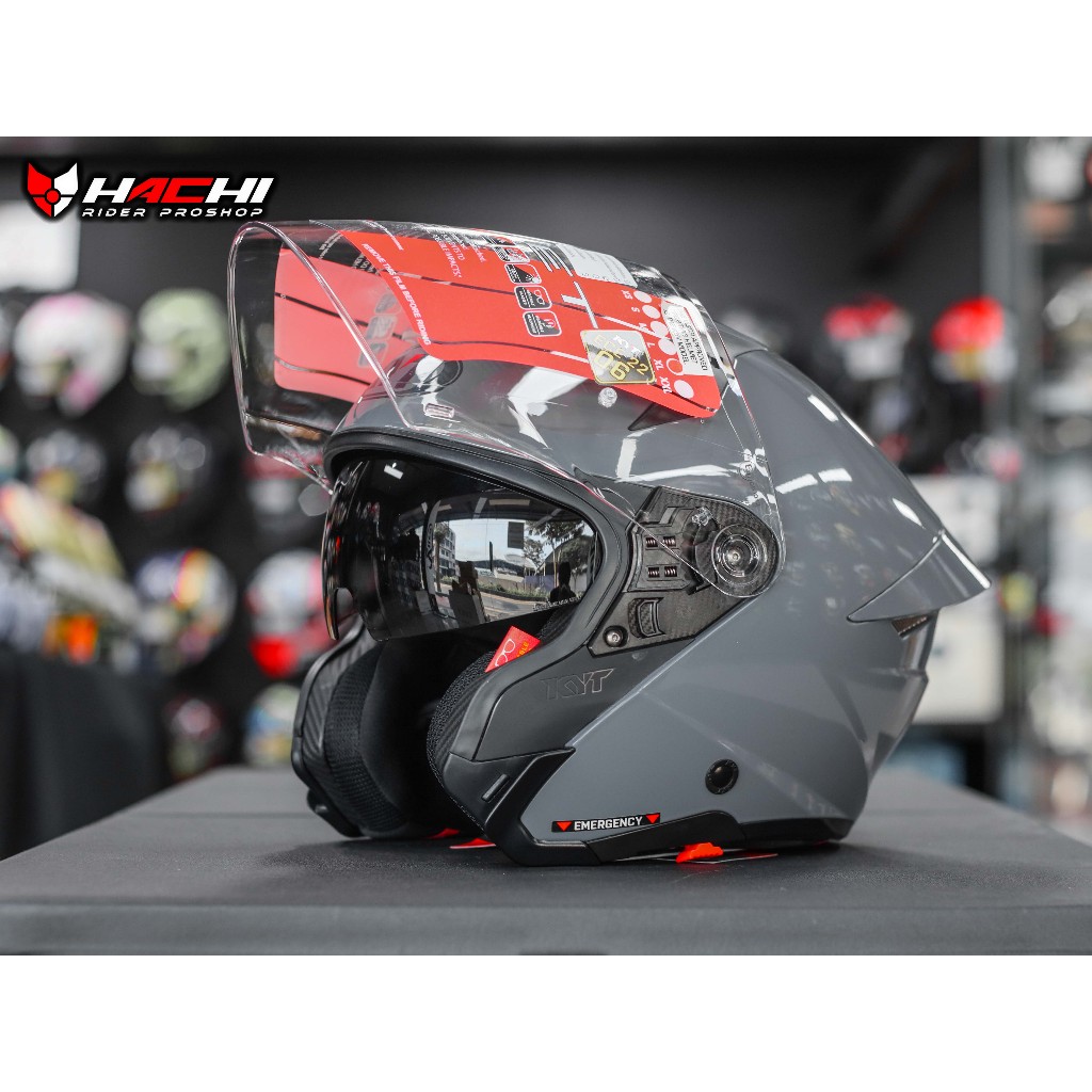 KYT TTR JET -  Plain Gray