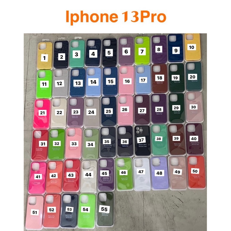 เคสกำมะหยี่สีพื้น มีโลโก้ (สินค้ามีจำนวนจำกัด) IPHONE - I13Pro