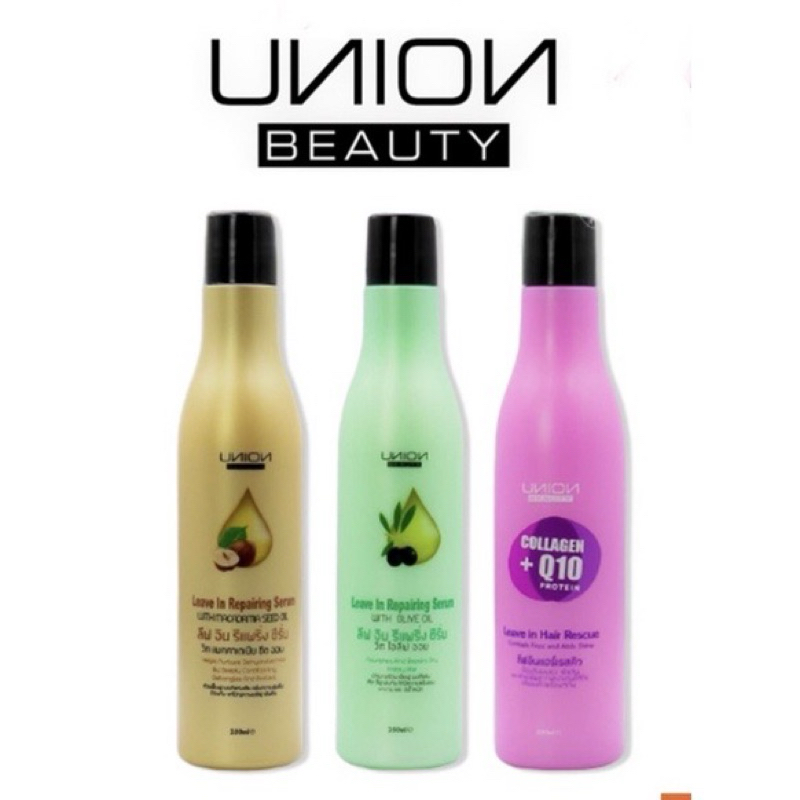 Union Beauty Leave In Repairing Serum Hair Rescue  ยูเนี่ยน บิวตี้ ลีฟ อิน รีแพริ่ง เซรั่ม / แฮร์ เร