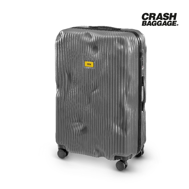 CRASH BAGGAGE กระเป๋าเดินทาง รุ่น STRIPE สีเทา ขนาด 31.1" รับประกัน 5 ปี