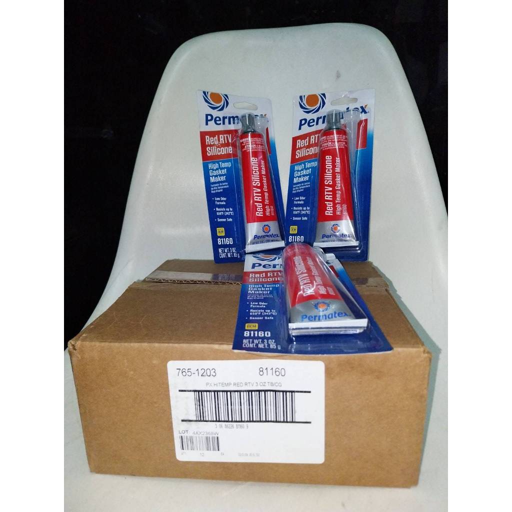 Permatex กาวแดง ทาประเก็น - High-Temp RTV Silicone Gasket Maker 85g #26BR