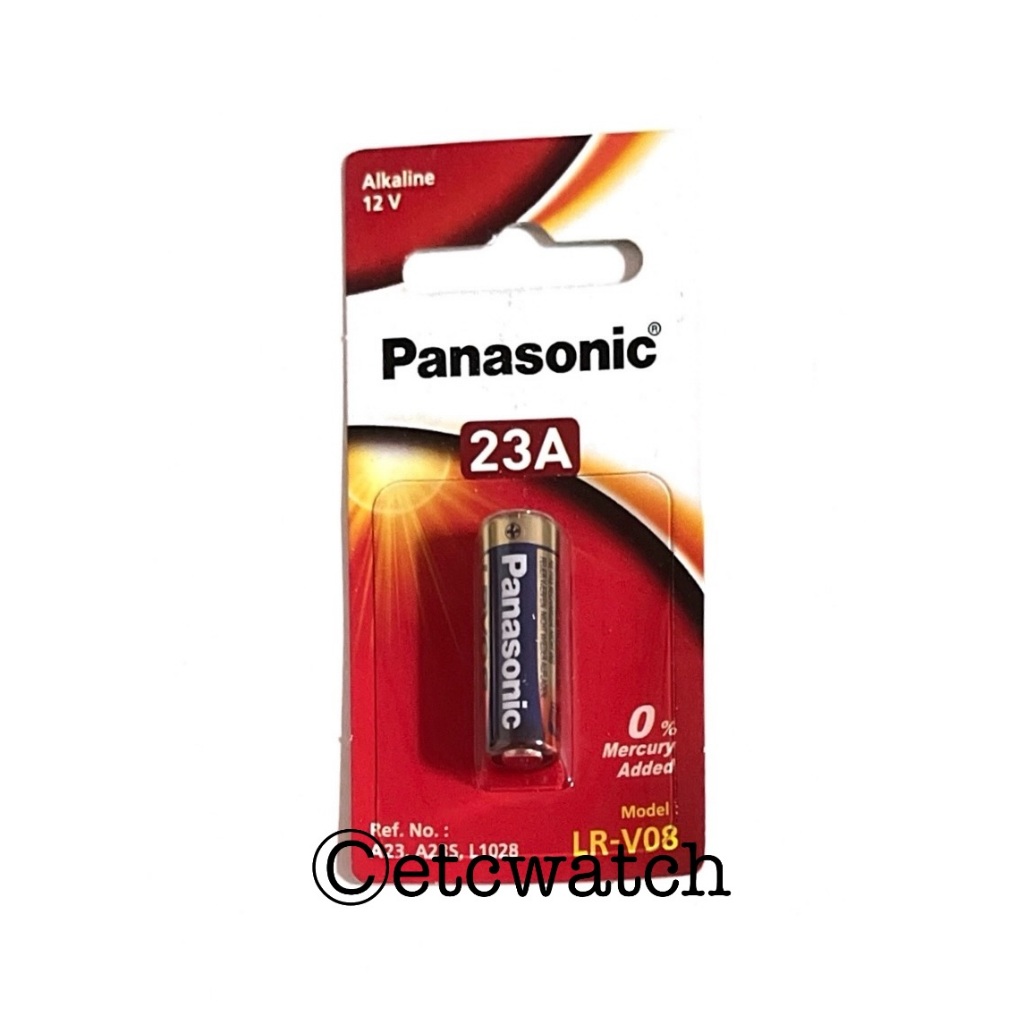 พร้อมส่ง> ถ่านรีโมท ถ่านรีโมทรถยนต์ ถ่านกริ่งไร้สาย PANASONIC LR-V08 / 23A / A23 แพ็ค 1 ก้อน
