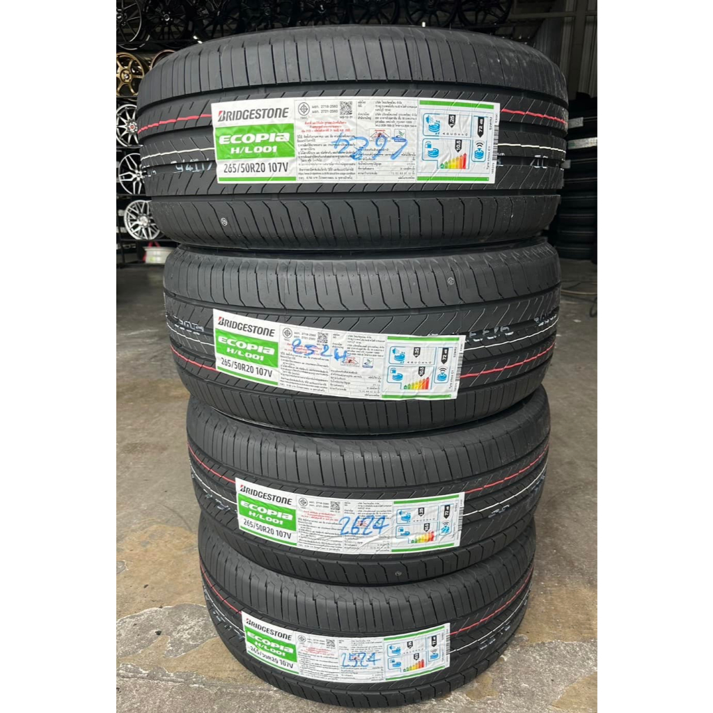 🔴 ยาง "#บริดจสโตน" Bridgestone Ecopia H/L001 265/50R20 *** ยางใหม่ ปี 24 ***