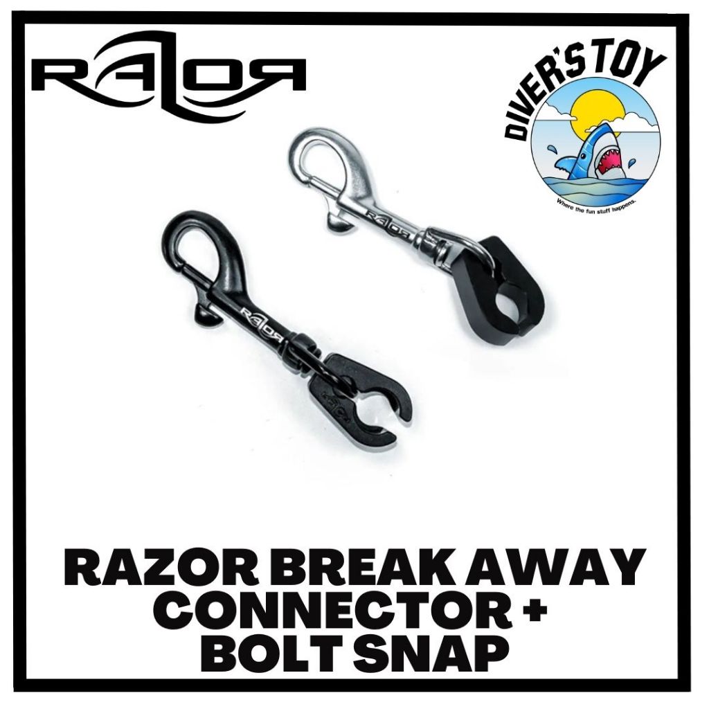 BREAK AWAY CONNECTOR BLACK BOLT SNAP RAZOR