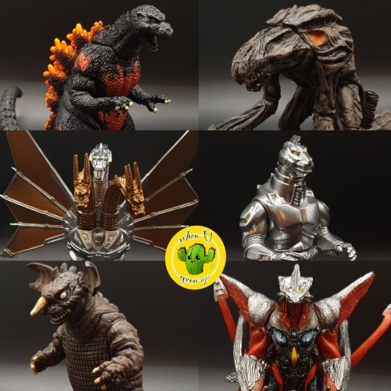 Godzilla, Gamera Custom Paint งานแท้ Hyper, Candy toys, Banpresto etc.