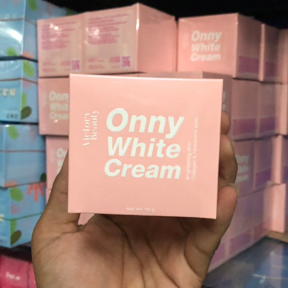 มีกล่อง50 g. Onny White Cream ครีมรักแร้แม่แพท 50 g. ออนนี่