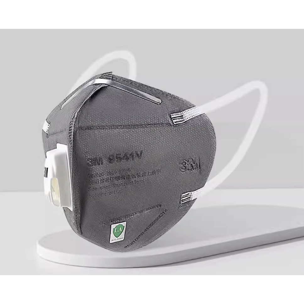 3M 9541V หน้ากากคาร์บอนพร้อมวาล์วระบาย (รุ่นคล้องหู)