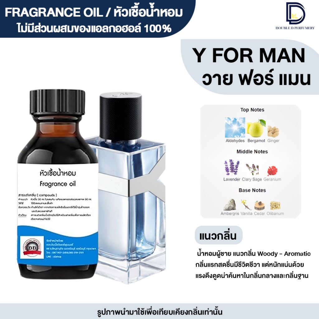 หัวเชื้อน้ำหอม กลิ่น วาย ฟอร์ แมน (Y FOR MAN)