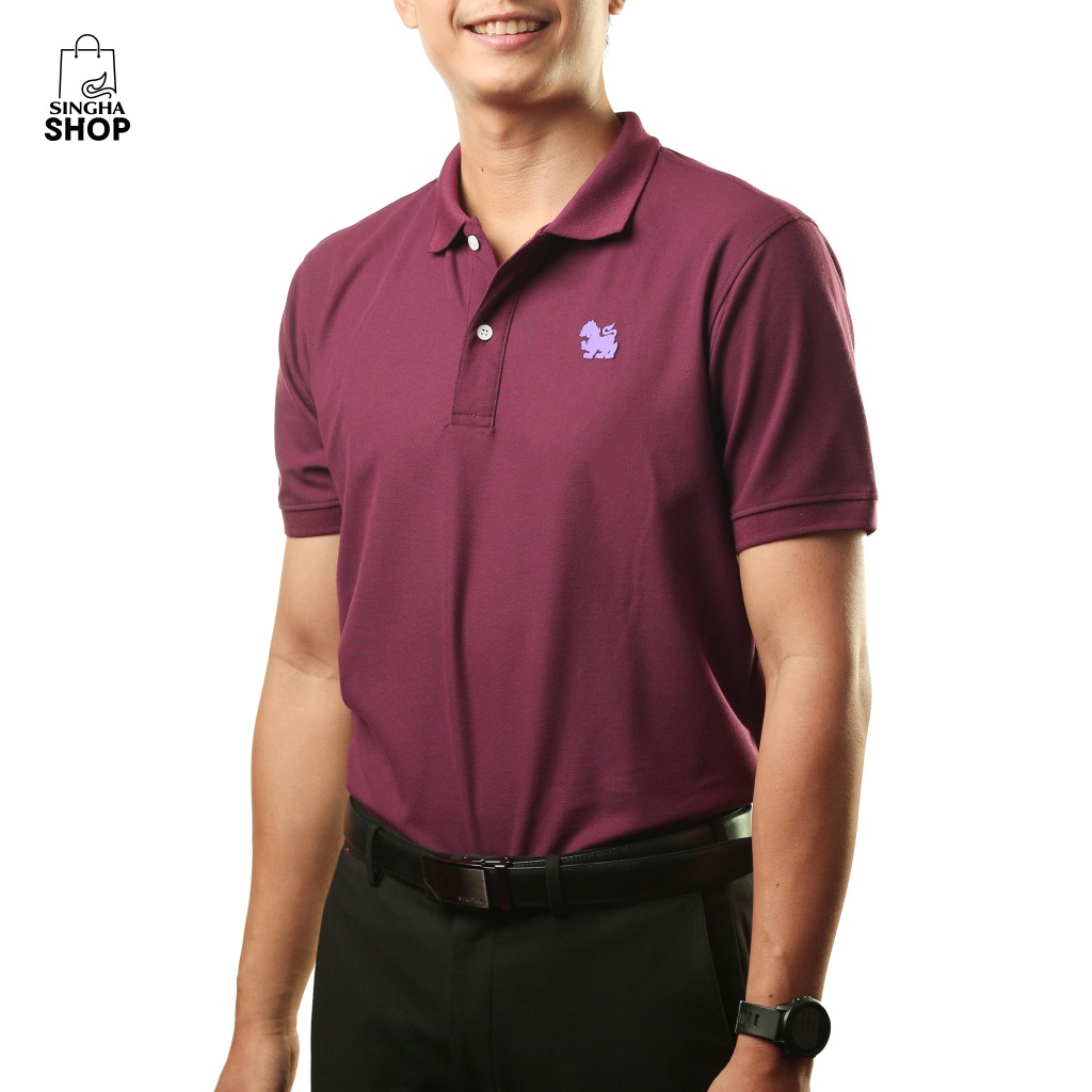 เสื้อโปโลสกรีน SINGHA CORPORATION