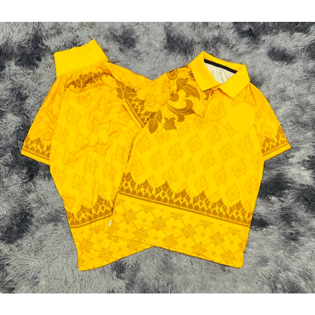 เสื้อเหลืองคอปก แบบพิเศษ มี 5 แบบ มีโลโก้