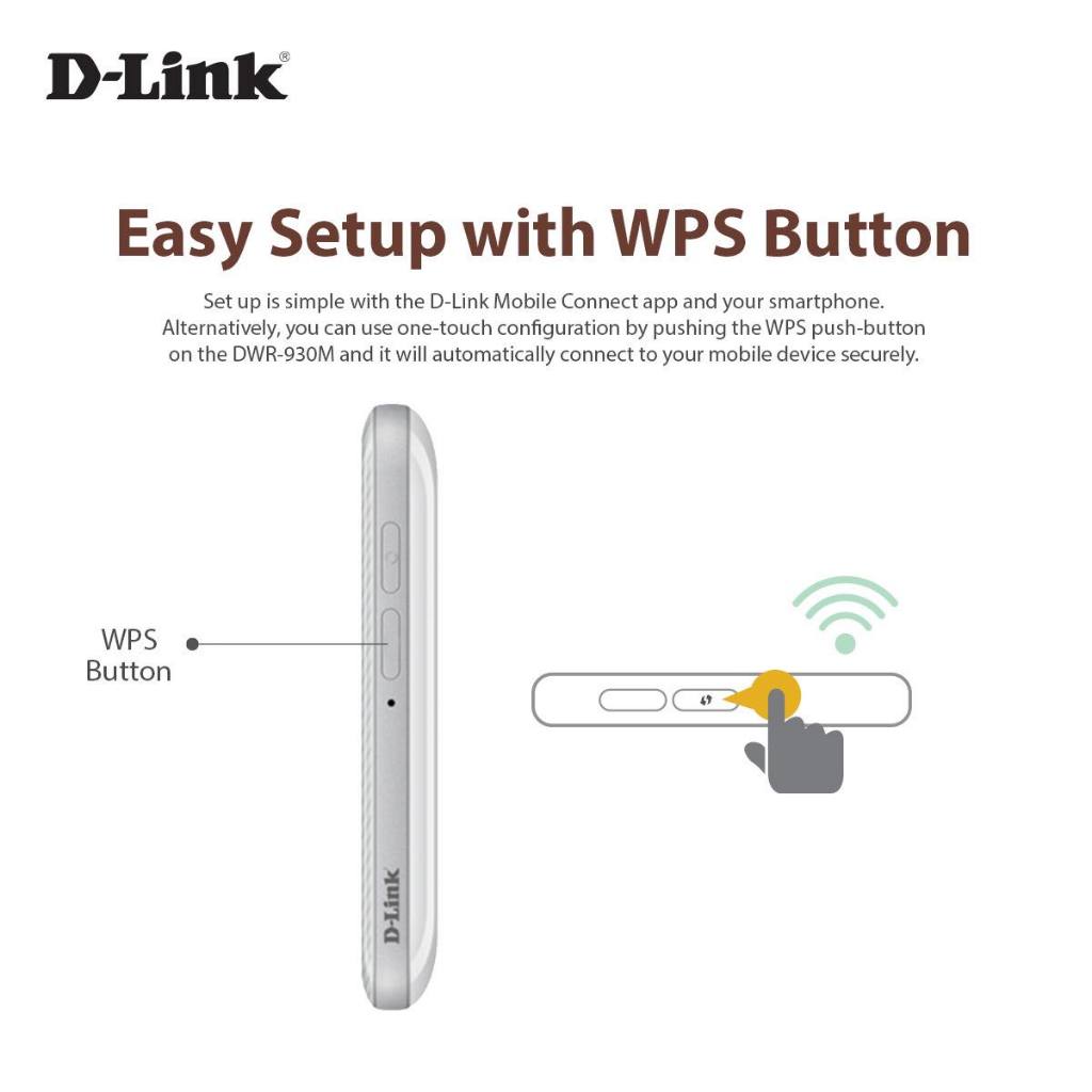 DWR-930M 4G/LTE Pocket Wi-Fi ใส่ซิม พกพาได้ทุกที่