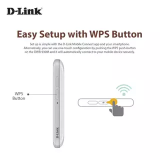 D-Link DWR-930M Mobile Router(ไวไฟพกพา) 4G AX300 แบตเตอรี่ 3000mAh