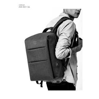 moshiava กระเป๋าคอมพิวเตอร์ กระเป๋าเป้ผู้ชาย (รุ่นAM-B01)