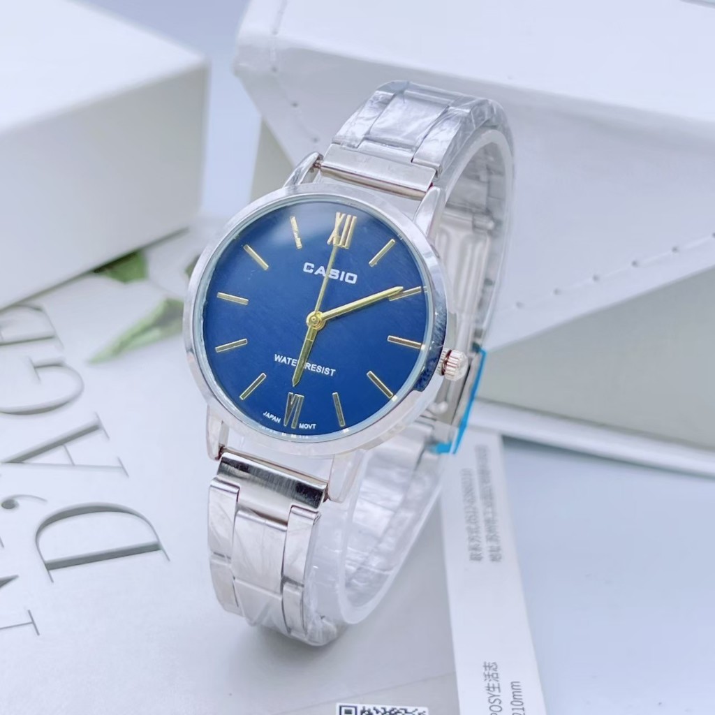 CA นาฬิกาผู้หญิง คาสิโอ รุ่น LTP-VT01G-1BUDF สายสแตนเลส ขนาด 32 มม แถมกล่องคาสิโอฟรี - รูปที่ 2
