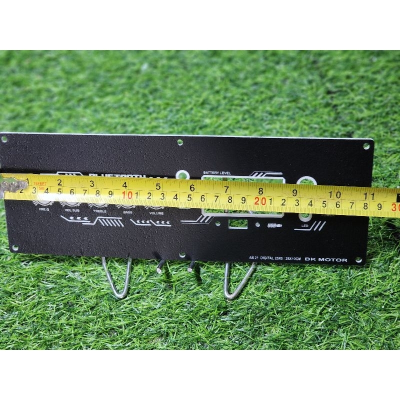 แผ่นเพลท รุ่น ZK-AS21 ตู้บลูทูธ DIY อะคลิลิค ใส่ไฟได้ วัดแบตดิจิตอล เพลทตู้ลำโพง รุ่นAS21