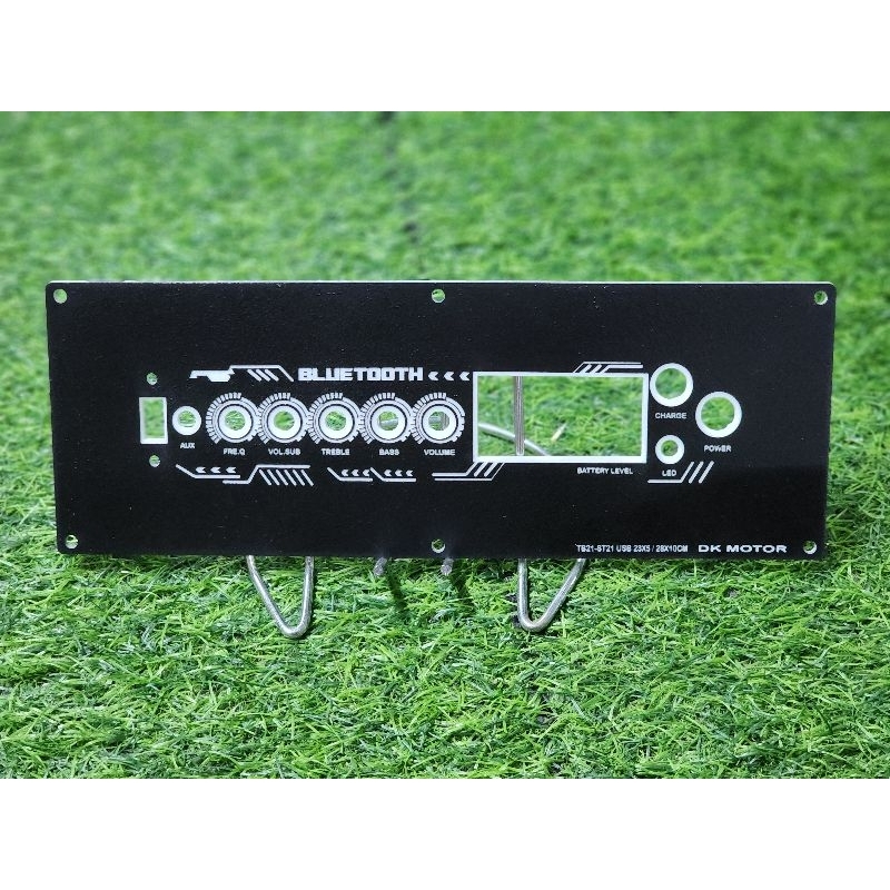 แผ่นเพลท รุ่น ZK-TB21 / ZK-ST21 อะคริลิค แบบมีusb ตู้บลูทูธDIY ใส่ไฟได้ วัดแบตดิจิตอล เพลทตู้ลำโพง ร