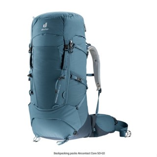 เป้ deuter รุ่น Aircontact Core 50+10 โลโก้ใหม่ ปี 2024 สีฟ้…