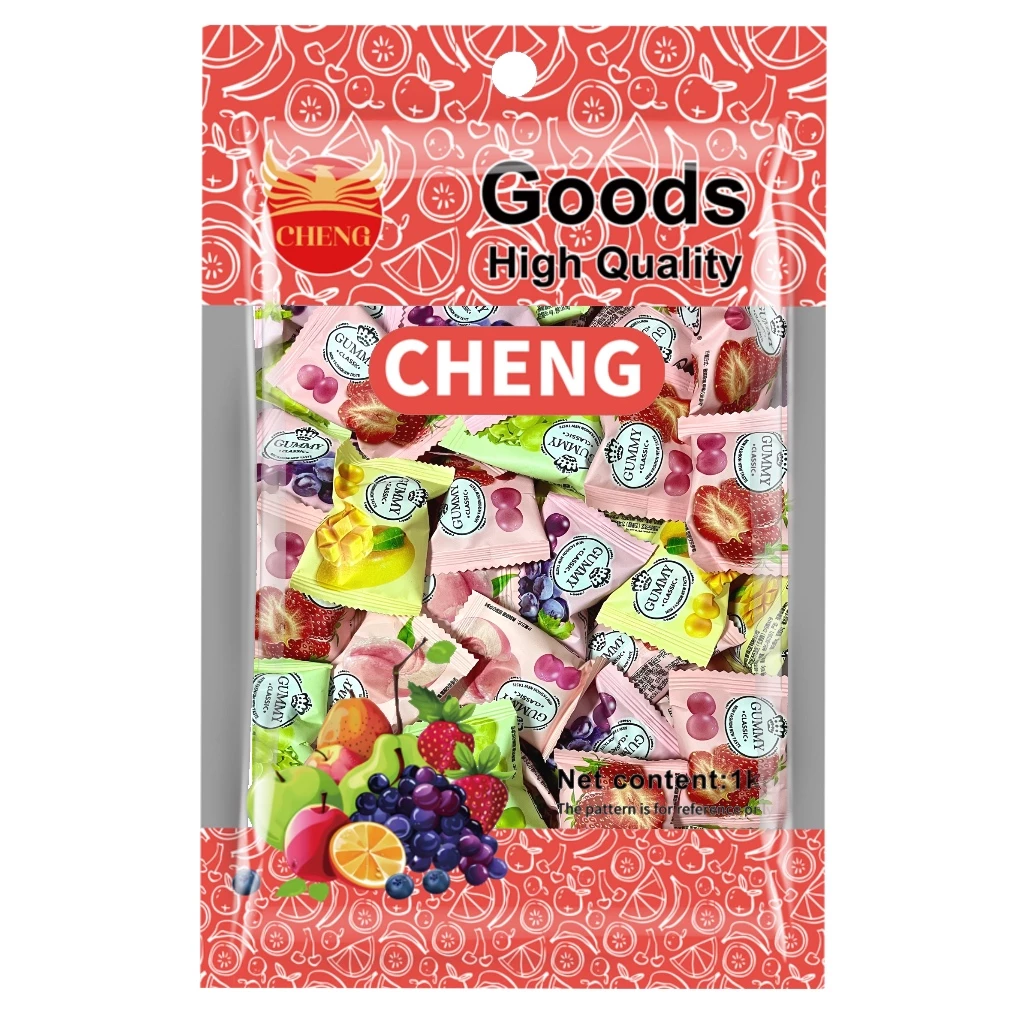 เยลลี่กัมมี่ 🍬 รสมะม่วง องุ่นเขียว องุ่นม่วง พีช สตอเบอร์รี่ 500กรัม 1000กรัม 🔥