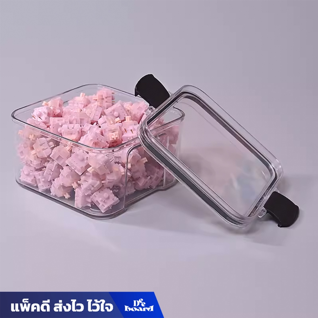 กล่องใสใส่สวิตช์คีย์บอร์ด ความจุ 460 ml สำหรับเก็บสวิตช์แมคคานิคอลคีย์บอร์ด