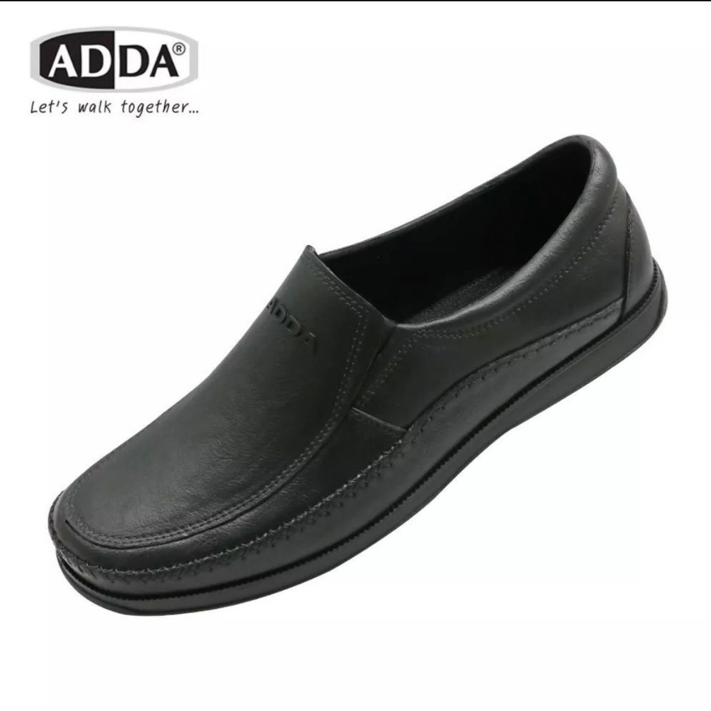 ADDA  รุ่น 17601M1 รองเท้าคัชชูลำลองยาง ผู้ชายแบบสวม รองเท้าหุ้มส้น  (ไซส์ 7-10) พร้อมส่งด่วน