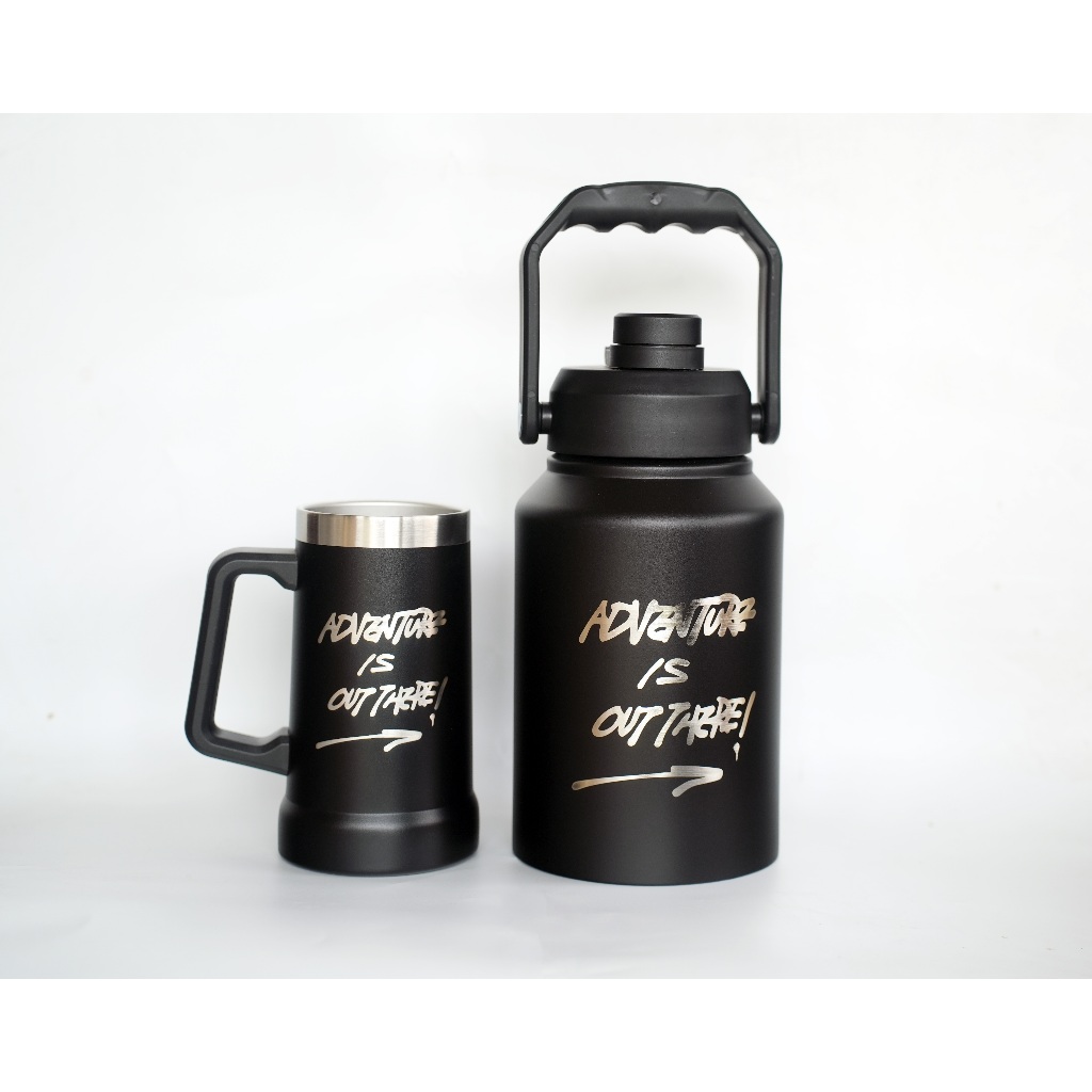 ถังน้ำและแก้วน้ำสแตนเลส 3.8L,2L,600ml