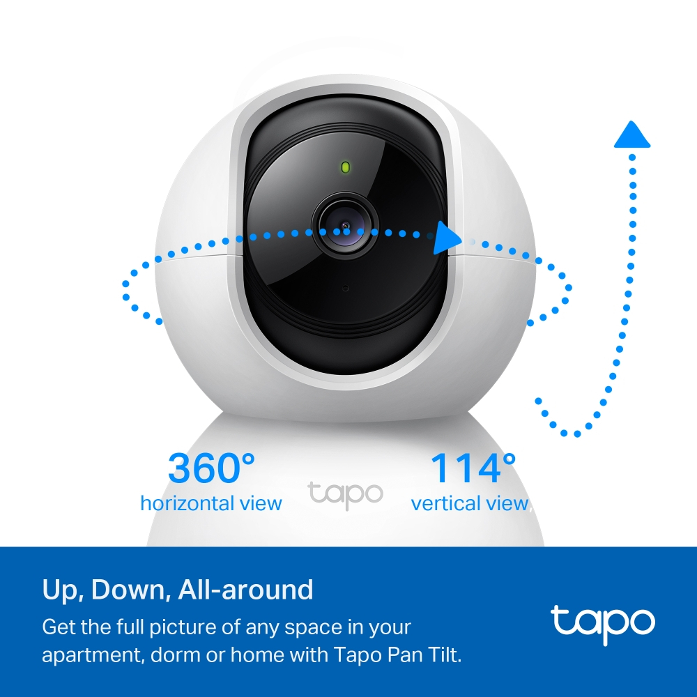 TP-Link Tapo C200C กล้องไวไฟ 2MP Full HD สื่อสาร2ทาง ตรวจจับการเคลื่อนไหวพร้อมเตือน รองรับMicro SDสูงสุด512GB ประกัน1ปี