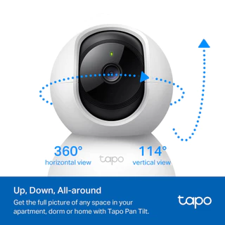 TP-Link Tapo C200C กล้องไวไฟ 2MP Full HD สื่อสาร2ทาง ตรวจจับการเคลื่อนไหวพร้อมเตือน รองรับMicro SDสูงสุด512GB ประกัน1ปี