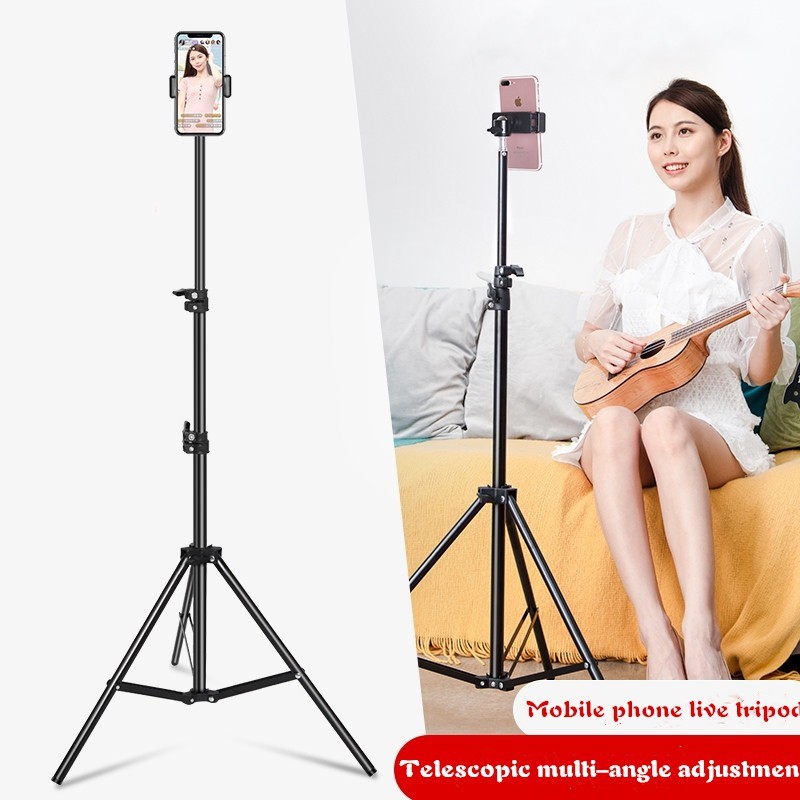 Meet 210CM Three-legged bracket Ring Light camera portable tripod Holder phone ring light