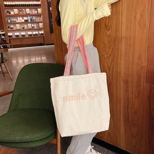 กระเป๋าผ้า SMILE (V2) มี4สี