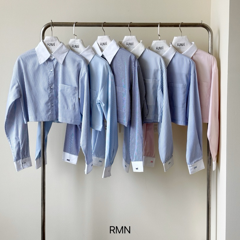 ROOMRY.N - brady shirt เสื้อเชิ้ตครอป