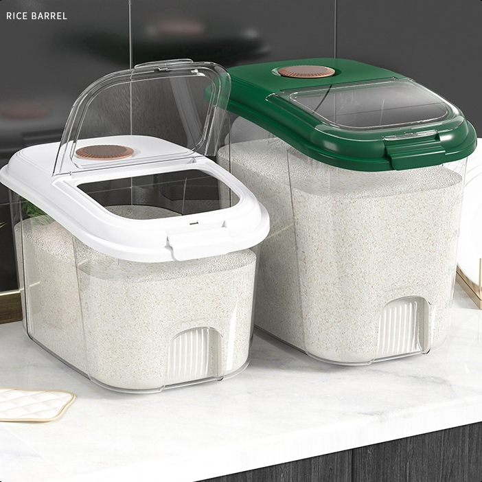 กล่องเก็บข้าวสาร Rice storage bucket ถังเก็บข้าวสาร ที่เก็บอาหารสัตว์เลี้ยง กล่องเก็บอาหารแห้ง