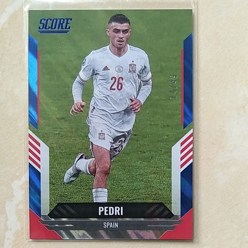การ์ดฟุตบอล PANINI PEDRIชุดทีมชาติ/49