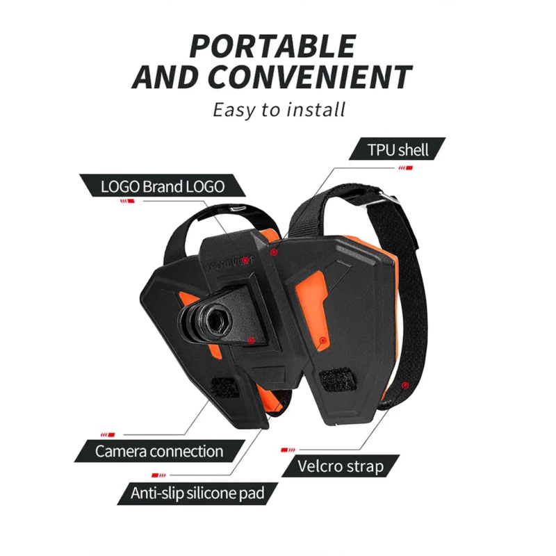 MOTOWOLF MDL 3534 helmet camera mount ที่ติดกล้องติดหมวกกันน็อค thumbnail 8