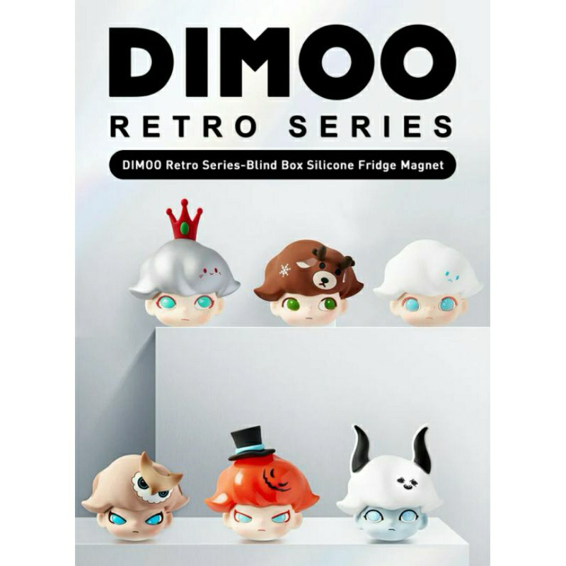 พร้อมส่ง📦Dimoo, Retro Series Fridge Magnet
