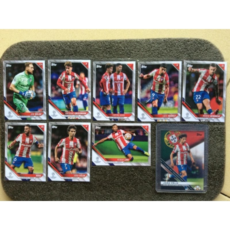 การ์ด​ฟุตบอล​ แอต​มา​ริด​ครบชุด​ FLAGS OF​ FOUNDATION JOAO​ FELIX​ ชุด​ละ​100​