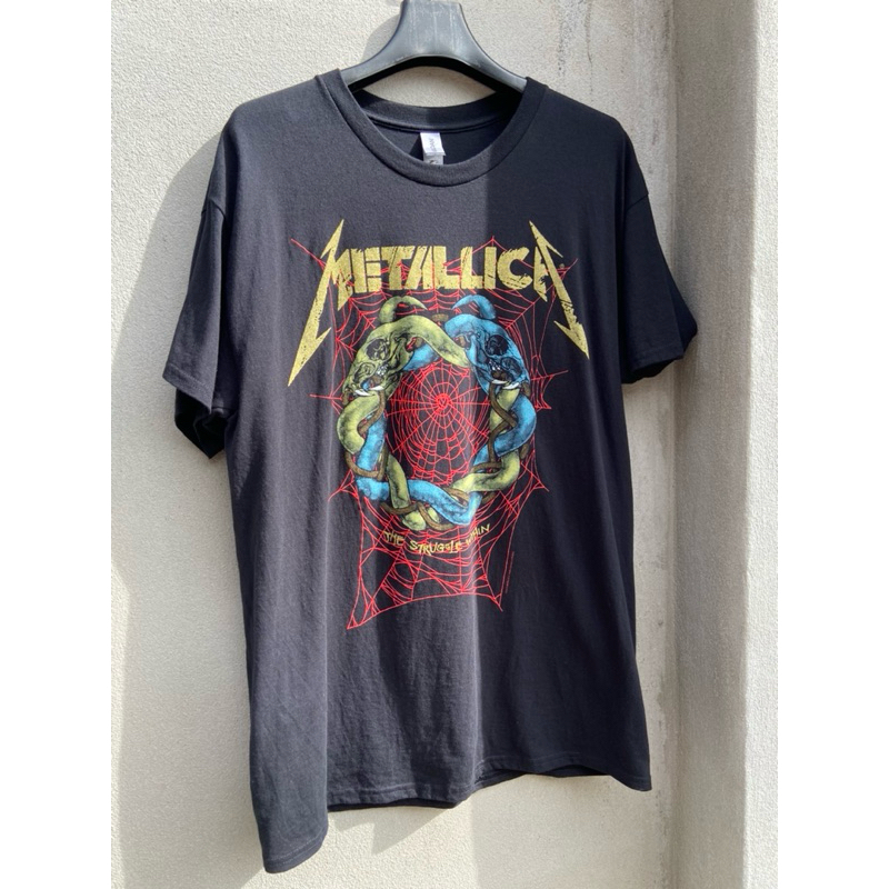 เสื้อวง METALLICA Size:L อก22 ยาว31 ตอกปี 2017 งานป้าย Gildanเทา ลิขสิทธิ์แท้ 💯 ผ้าดำสนิด สภาพมือ1 ไ