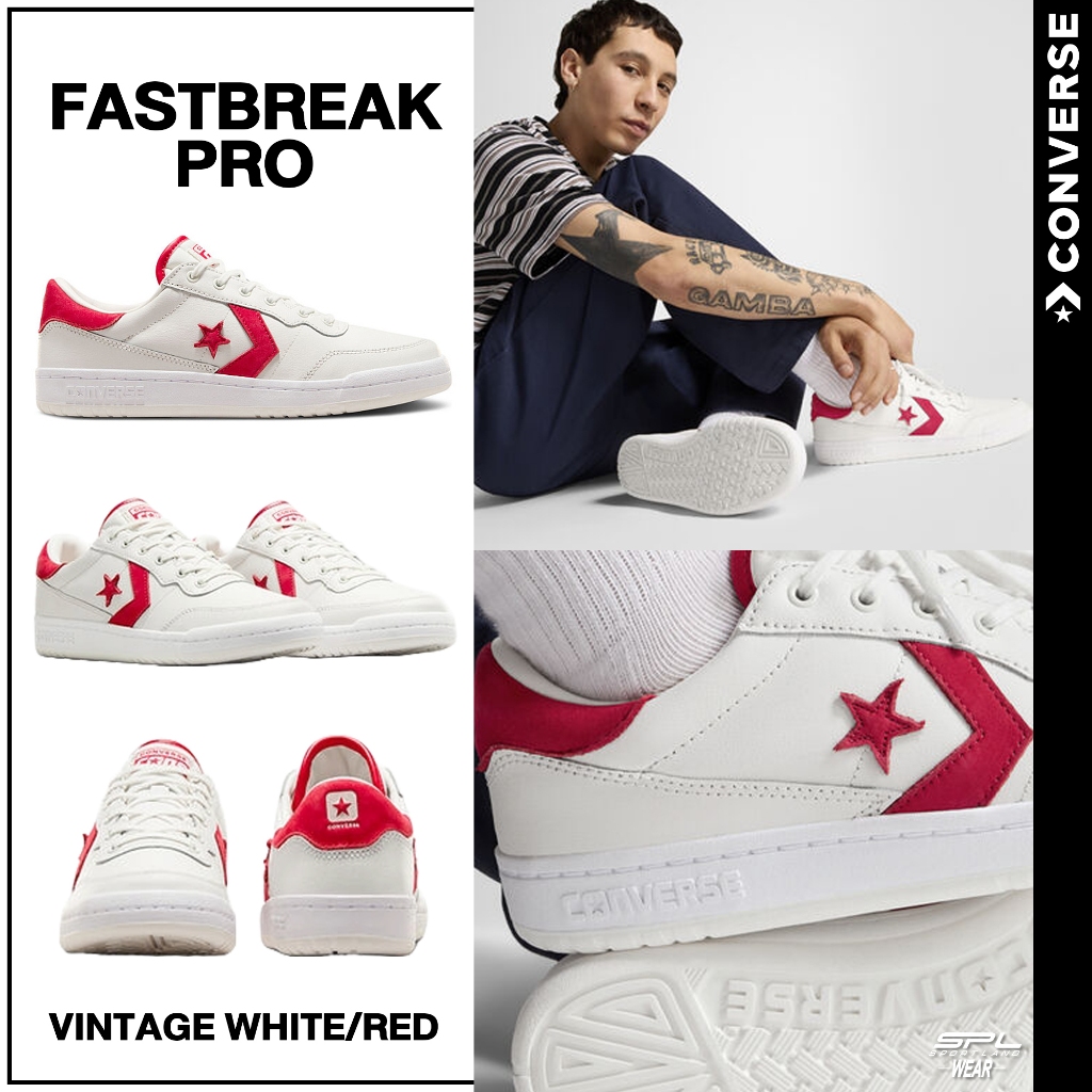 Converse รองเท้าผ้าใบ รองเท้าสเก็ตบอร์ด SK UX Fastbreak Pro Leather Low A10348CMF4WTRE (3200)