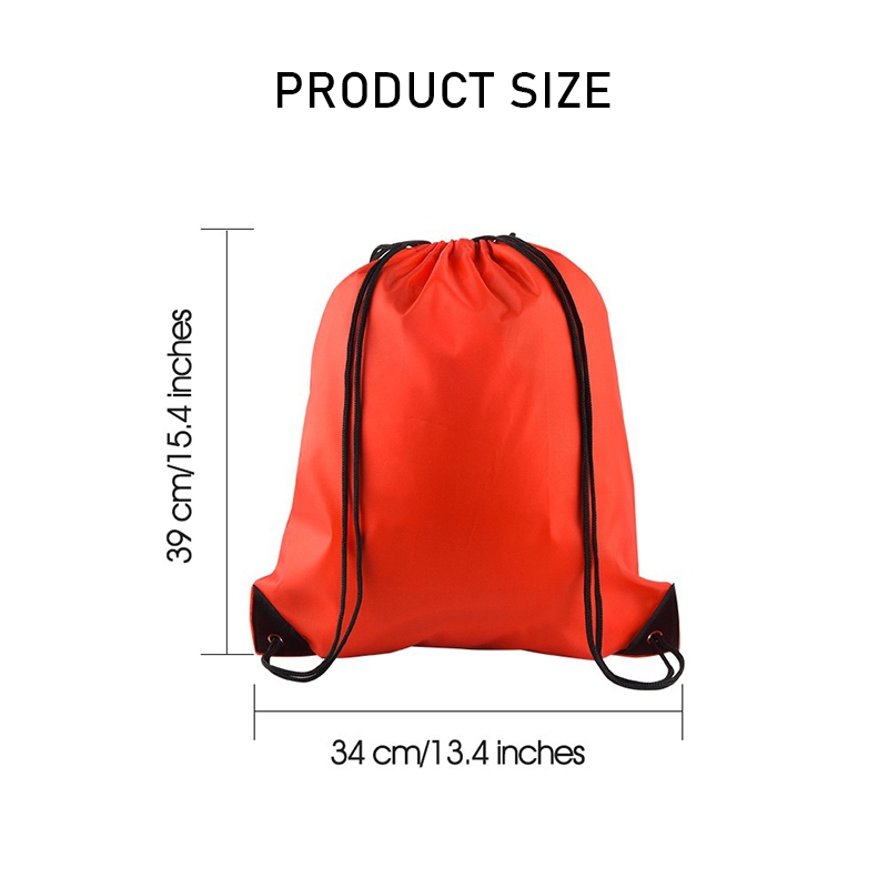 กระเป๋าหูรูด กระเป๋ากีฬา ถุงใส่บอล กันน้ำ กระเป๋าสะพายหลัง ถุงผ้า Drawstring Backpack
