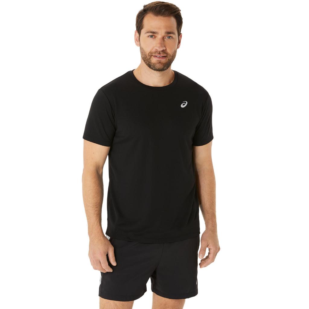ASICS : 2011D173.001 KATAKANA SS TOP MEN RUNNING ผู้ชาย เสื้อคอกลม ของแท้  PERFORMANCE BLACK