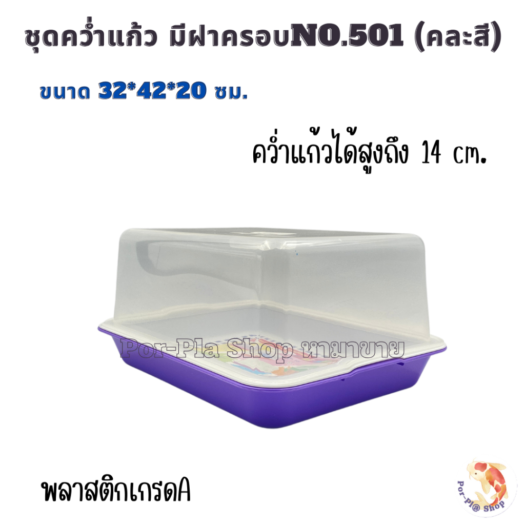 COOKWARE ชุดคว่ำแก้ว พร้อมตะแกรงและฝาครอบ No.501 1ชุด (คละสี)
