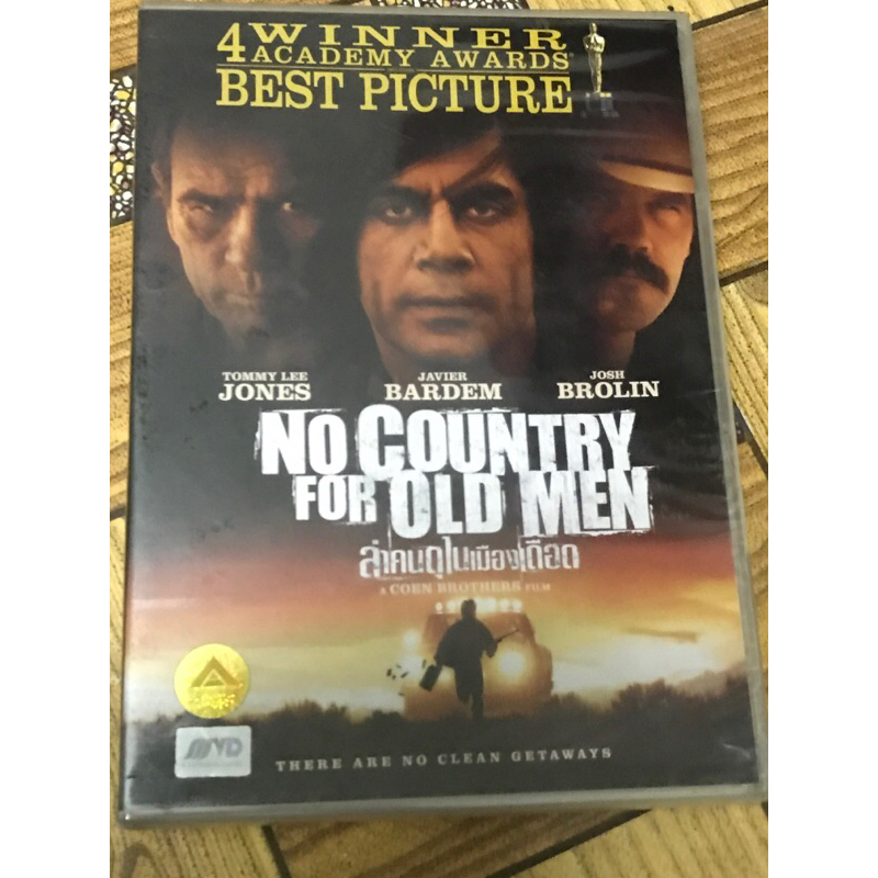 DVD,ดีวีดีหนัง ภาพยนตร์ NO COUNTRY FOR OLD MEN ล่าคนดุในเมืองเดือด ,แผ่นแท้ มาสเตอร์ มือ 1