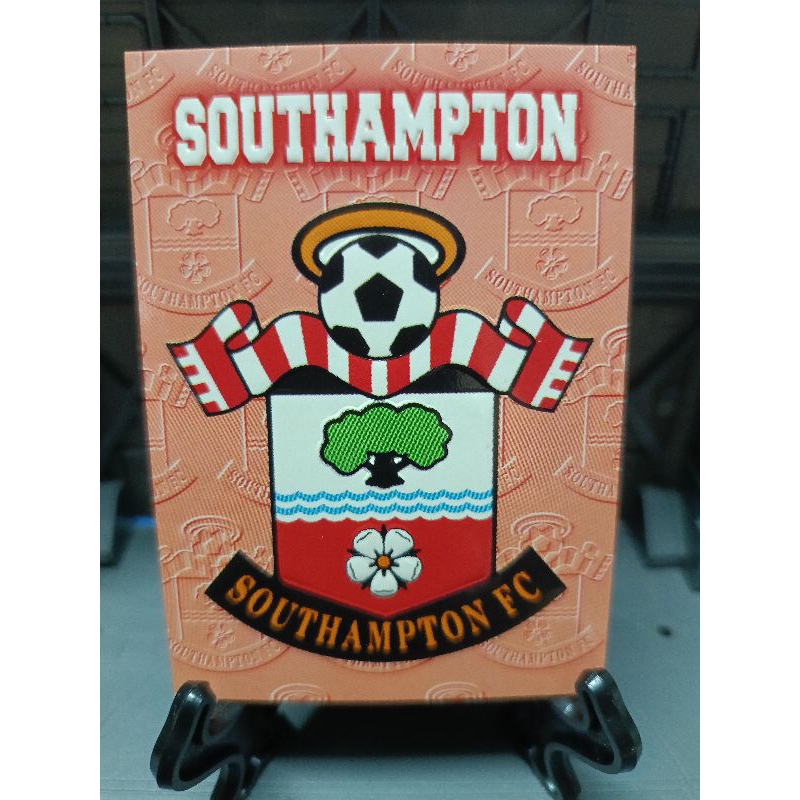 1996-97 Merlin Gold Premier League Soccer Card Club Logo Southampton