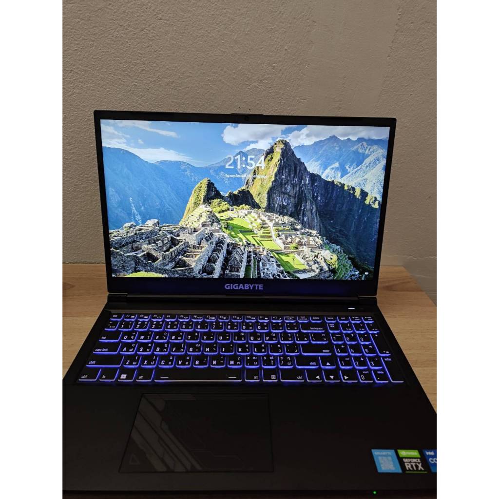 notebook มือสอง Gigabyte G5 GE Intel Core i5-12500H RAM16GB DDR4 3200MHz+RTX 3050 4 GB GDDR6 คุ้ม ๆ