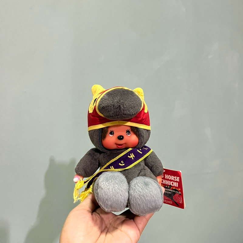 ตุ๊กตา monchhichi ม้าแข่ง