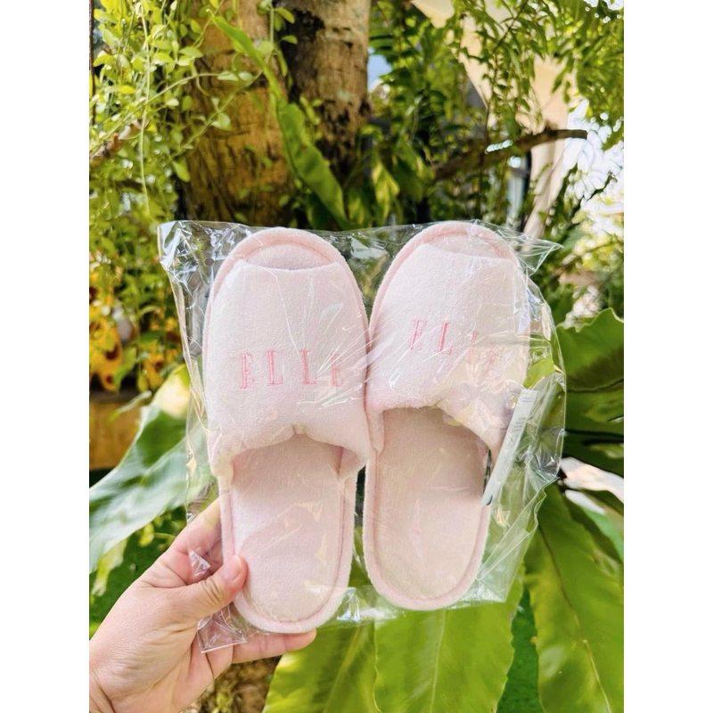 ELLE รองเท้า Size F (ชมพูอ่อน ,บานเย็น,กรม)