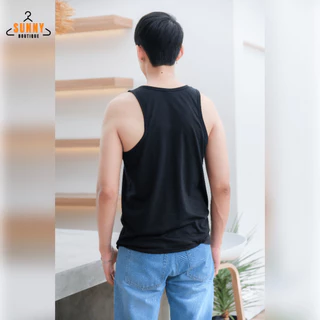 SunnyBoutique เสื้อกล้ามผู้ชาย เกรดพรีเมี่ยม Cotton 100% ผ้านิ่ม เสื้อแขนกุด ออกกำลังกาย พร้อมส่ง