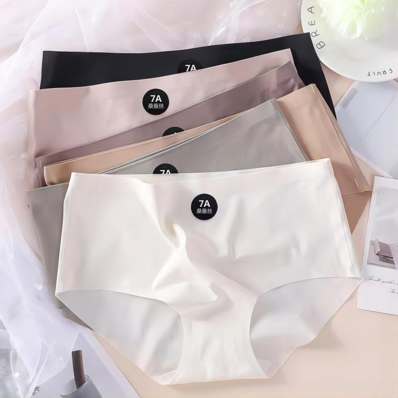 🌸Swift Bra🌸7A ชุดชั้นในต้านเชื้อแบคทีเรีย ชุดชั้นในไร้รอยต่อ กางเกงในสตรี fashion briefs ผ้าไหมหม่อนคุณภาพสูงสวมใส่สบาย